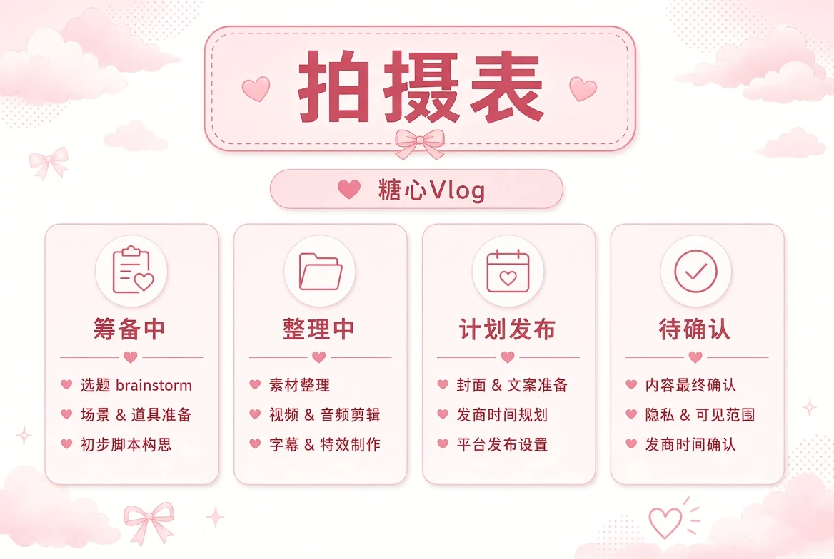 糖心Vlog排期整理